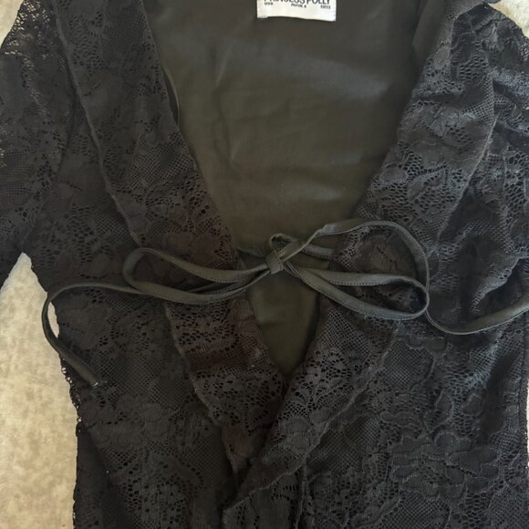 Princess Polly Braun Long Sleeve Mini Dress Black - Picture 4 of 8